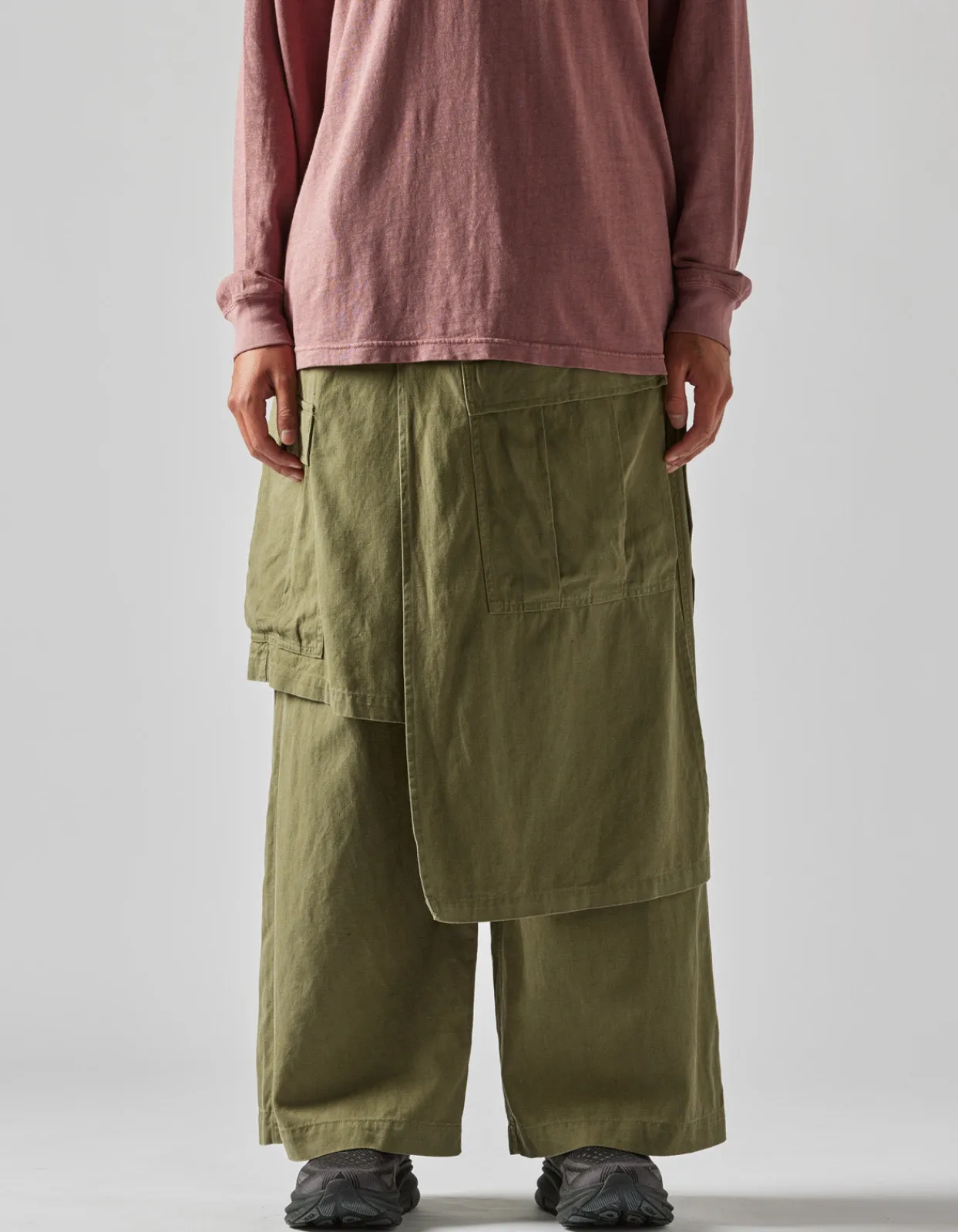 Men Maharishi 4588 Asym Cargo Hakama Pants