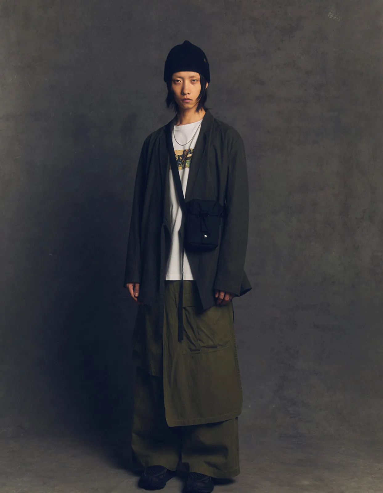 Men Maharishi 4588 Asym Cargo Hakama Pants