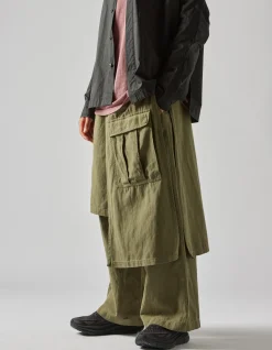 Men Maharishi 4588 Asym Cargo Hakama Pants