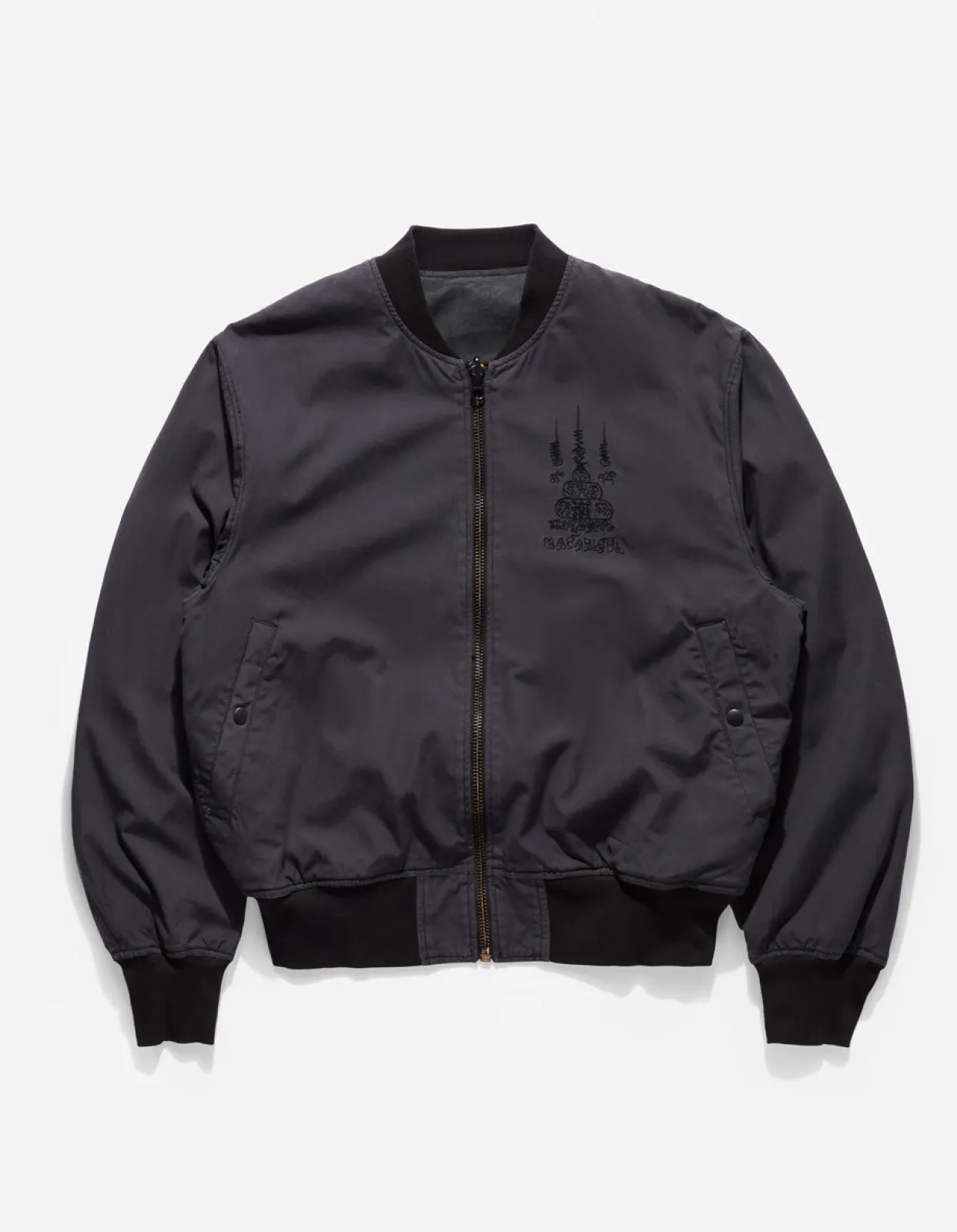 Men Maharishi 4289 Camo Reversible Flight Jacket