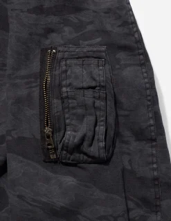 Men Maharishi 4289 Camo Reversible Flight Jacket