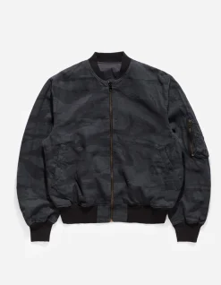 Men Maharishi 4289 Camo Reversible Flight Jacket