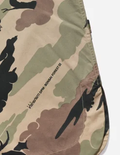 Men Maharishi 4522 Camo Stand Collar Shirt
