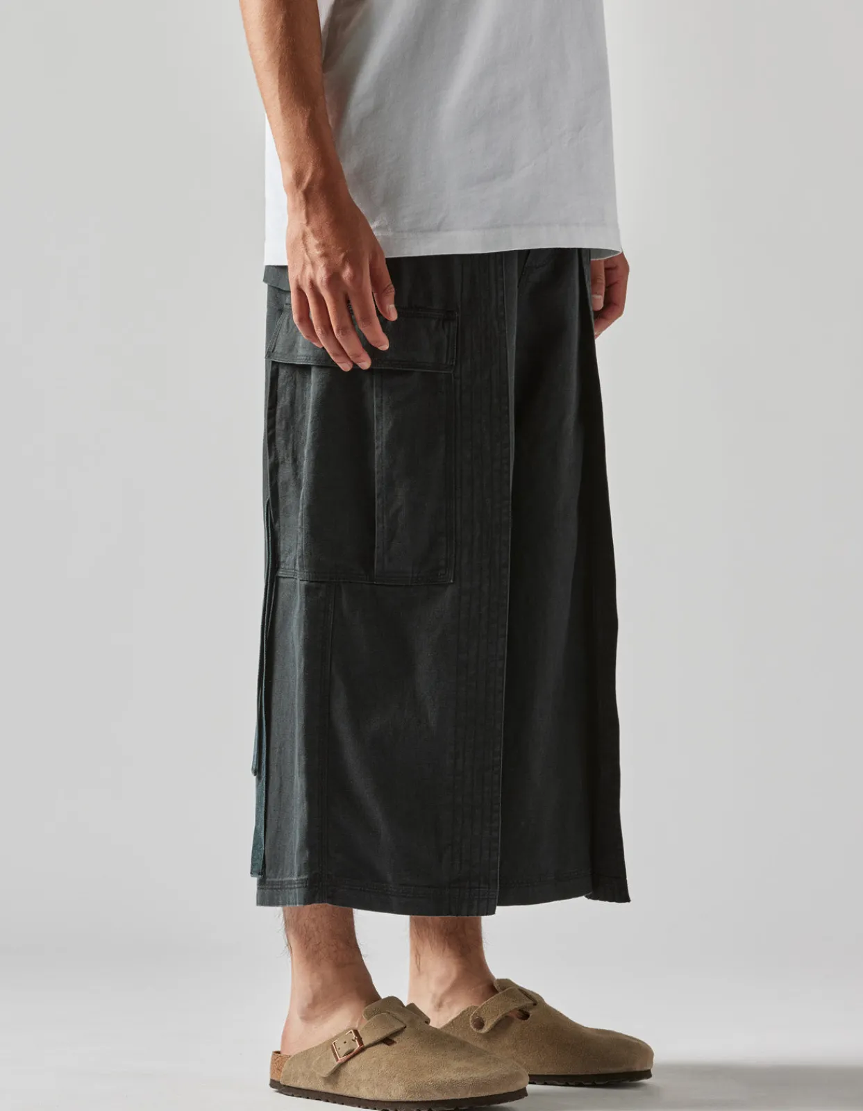 Men Maharishi 4511 Cropped U.S. Hakama Track Pants