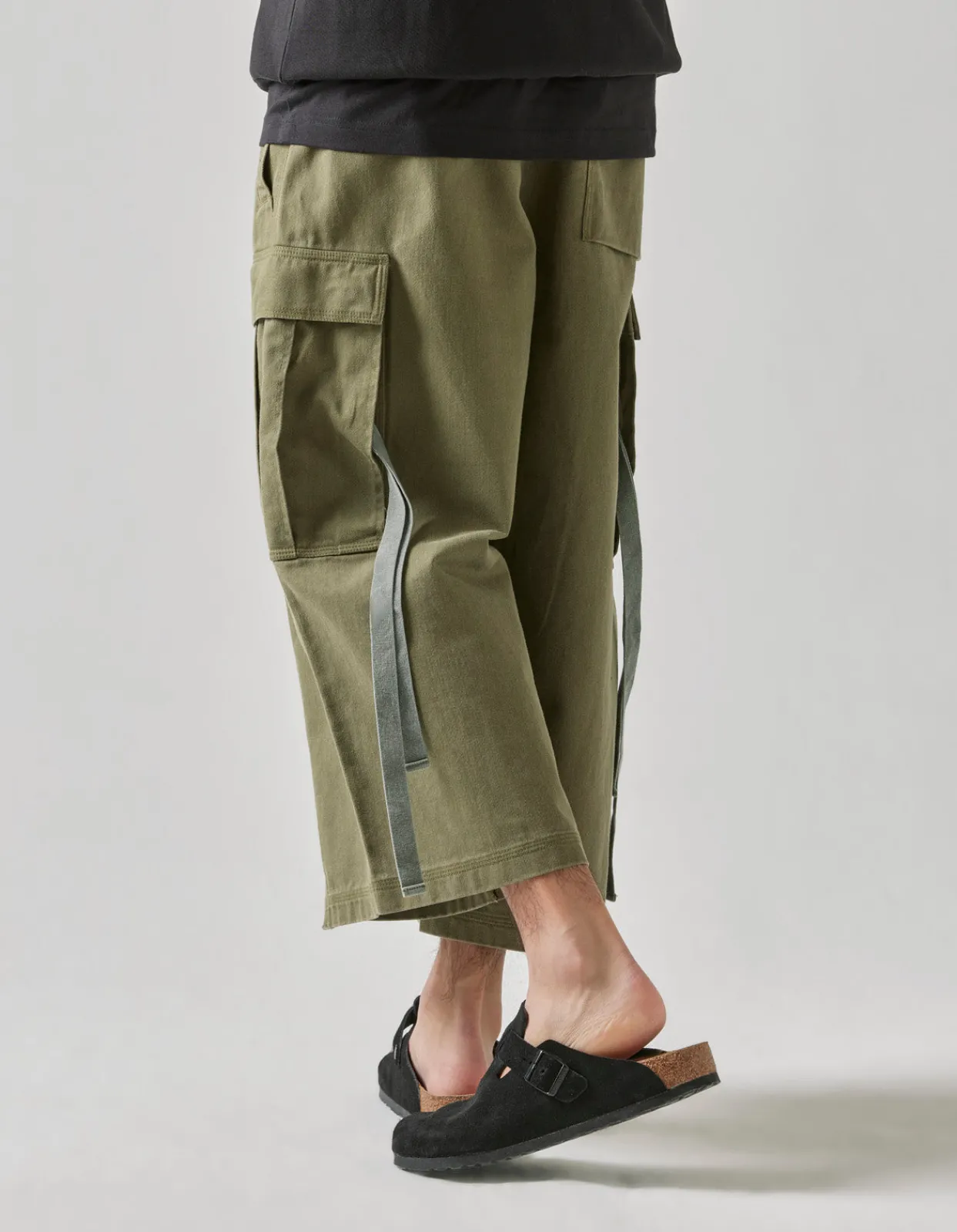 Men Maharishi 4511 Cropped U.S. Hakama Track Pants