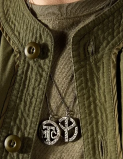 Men Maharishi 9365 Cud War & Peace Pendant·Hallmarked