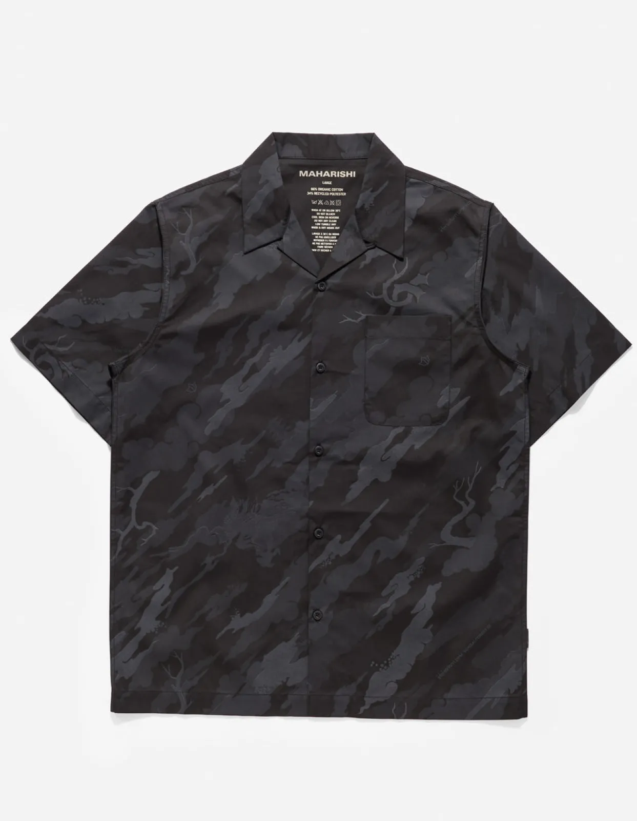 Men Maharishi 4312 Dpm: Bonsai Forest Camp Collar Shirt