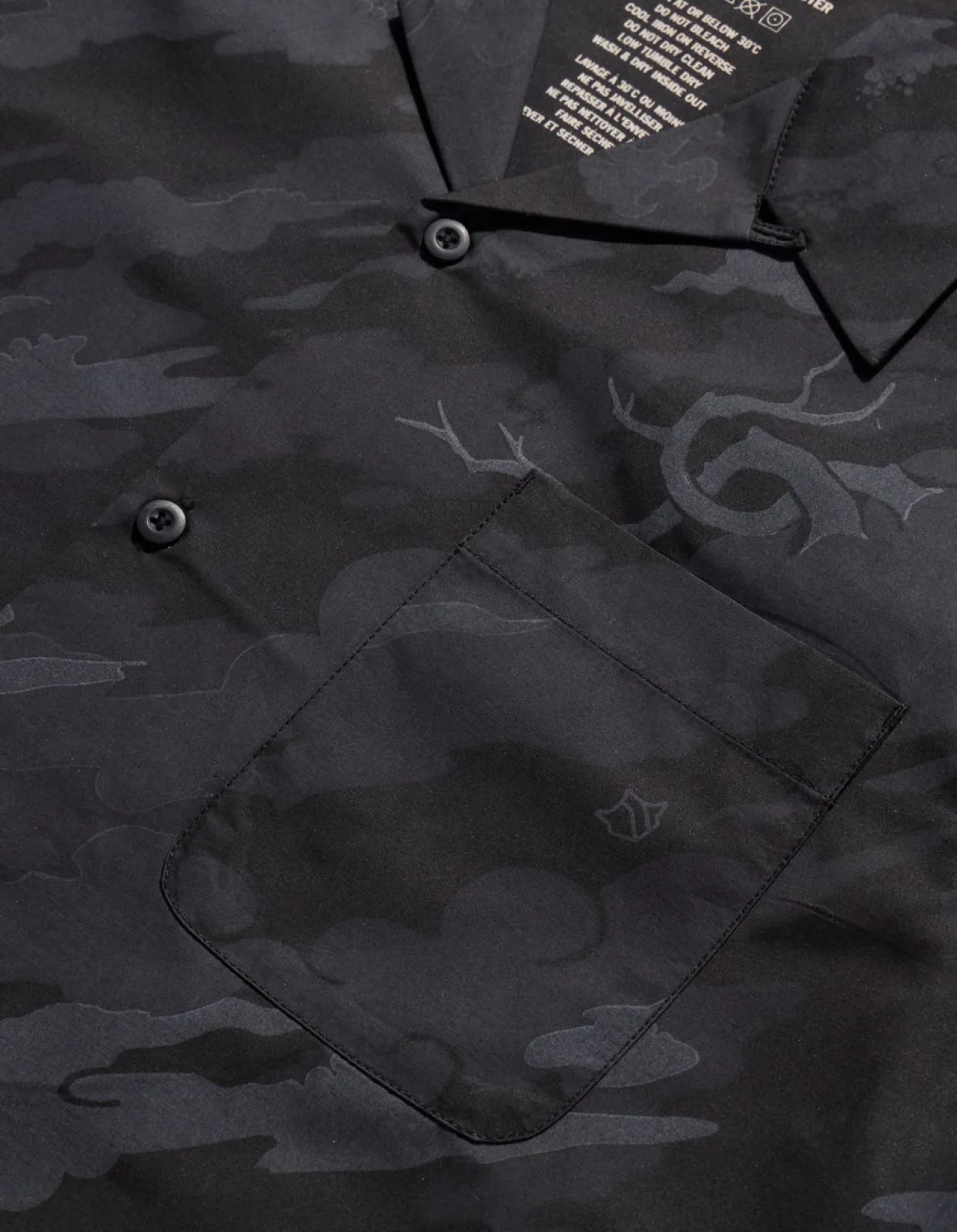 Men Maharishi 4312 Dpm: Bonsai Forest Camp Collar Shirt