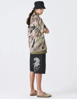 Men Maharishi 4312 Dpm: Bonsai Forest Camp Collar Shirt