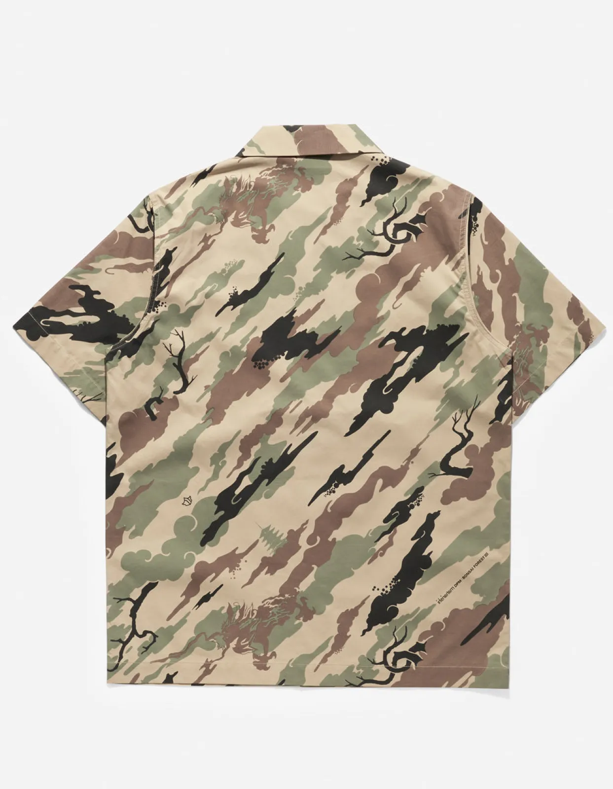 Men Maharishi 4312 Dpm: Bonsai Forest Camp Collar Shirt