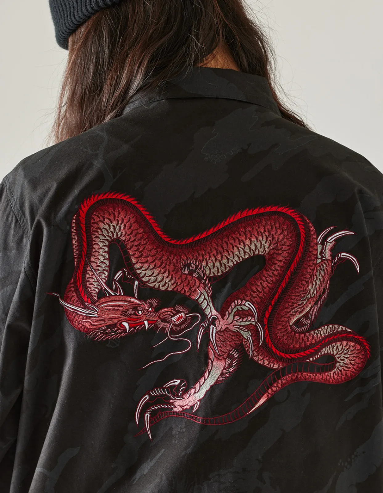Men Maharishi 4308 Dpm: Bonsai Forest Cloud Dragon Utility Shirt