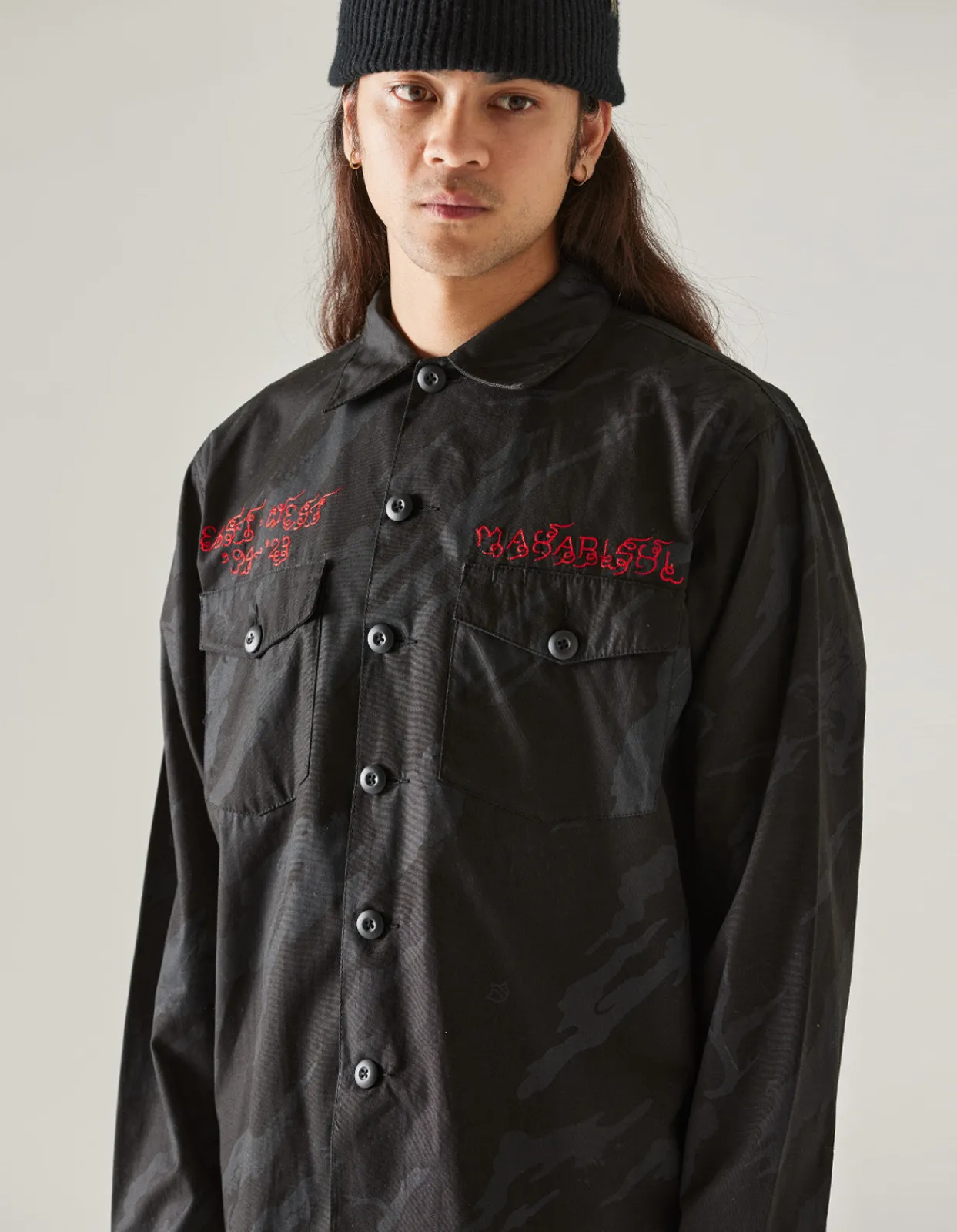 Men Maharishi 4308 Dpm: Bonsai Forest Cloud Dragon Utility Shirt