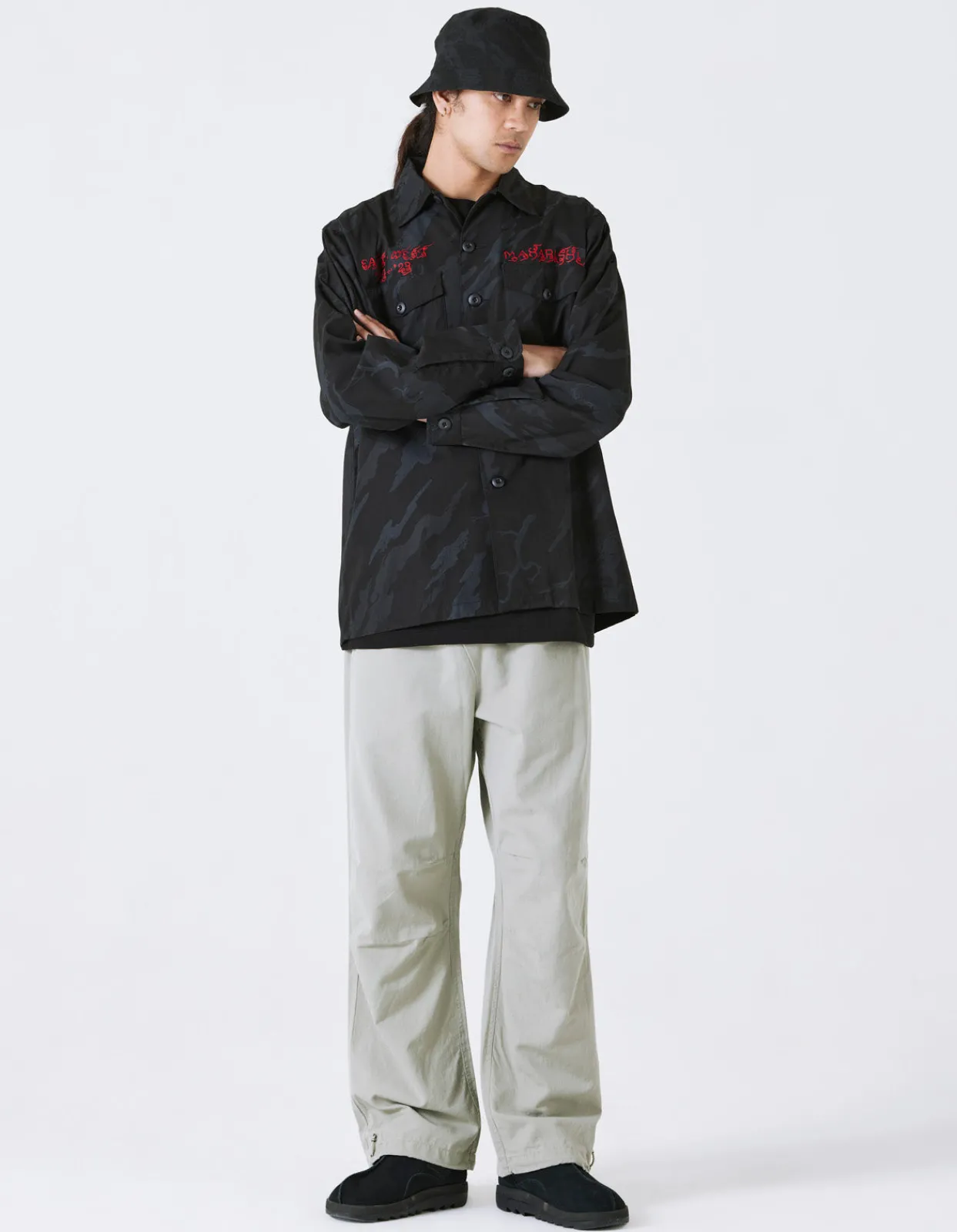 Men Maharishi 4308 Dpm: Bonsai Forest Cloud Dragon Utility Shirt