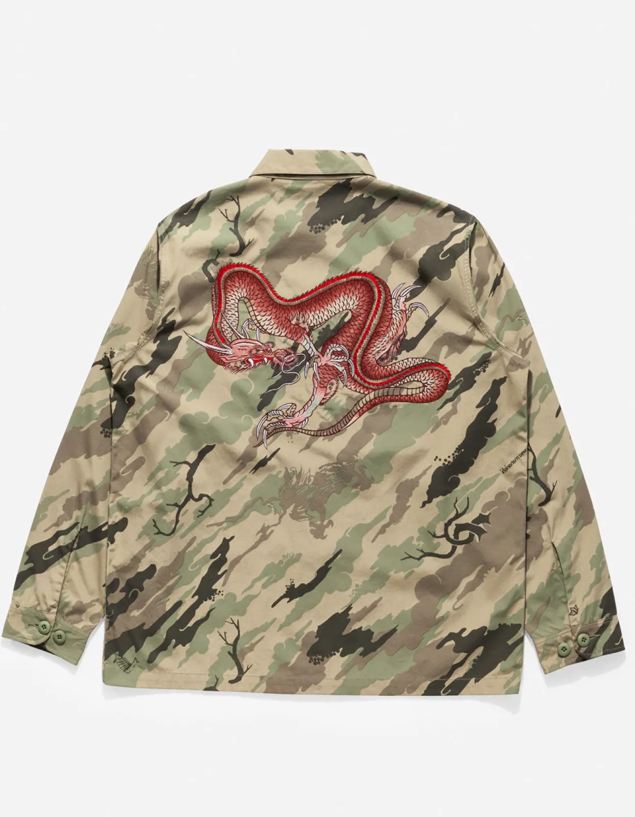 Men Maharishi 4308 Dpm: Bonsai Forest Cloud Dragon Utility Shirt