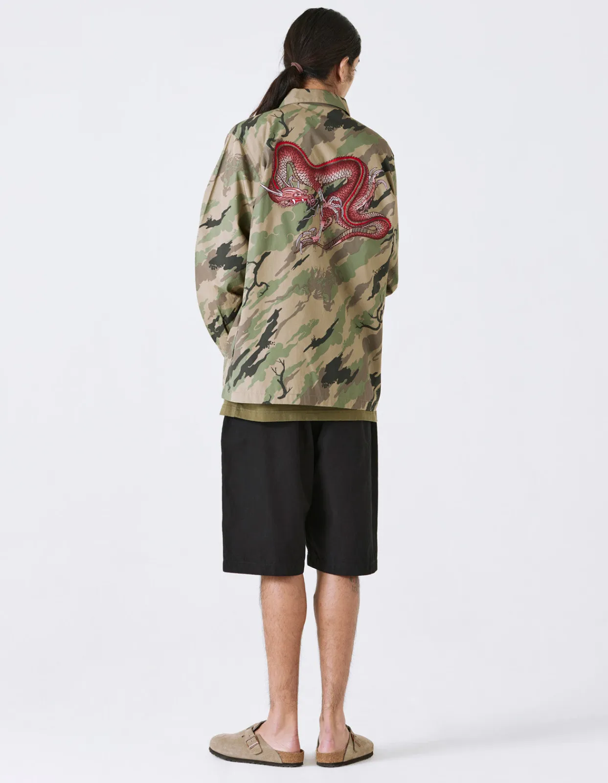 Men Maharishi 4308 Dpm: Bonsai Forest Cloud Dragon Utility Shirt