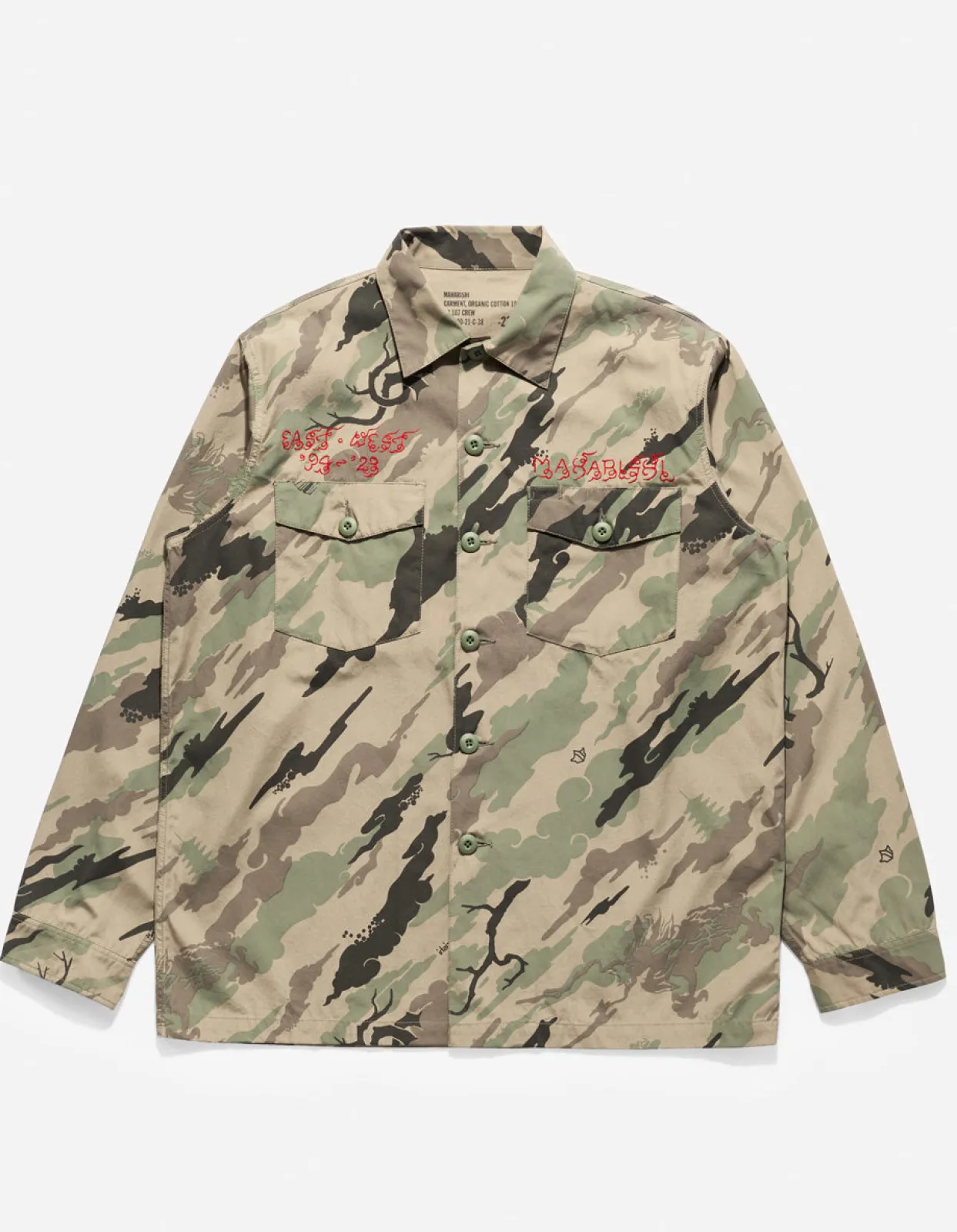 Men Maharishi 4308 Dpm: Bonsai Forest Cloud Dragon Utility Shirt