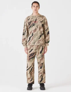 Men Maharishi 4598 Dpm: Bonsai Forest Miltype Embroidered Crew Sweat