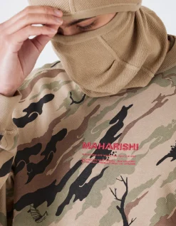 Men Maharishi 4598 Dpm: Bonsai Forest Miltype Embroidered Crew Sweat