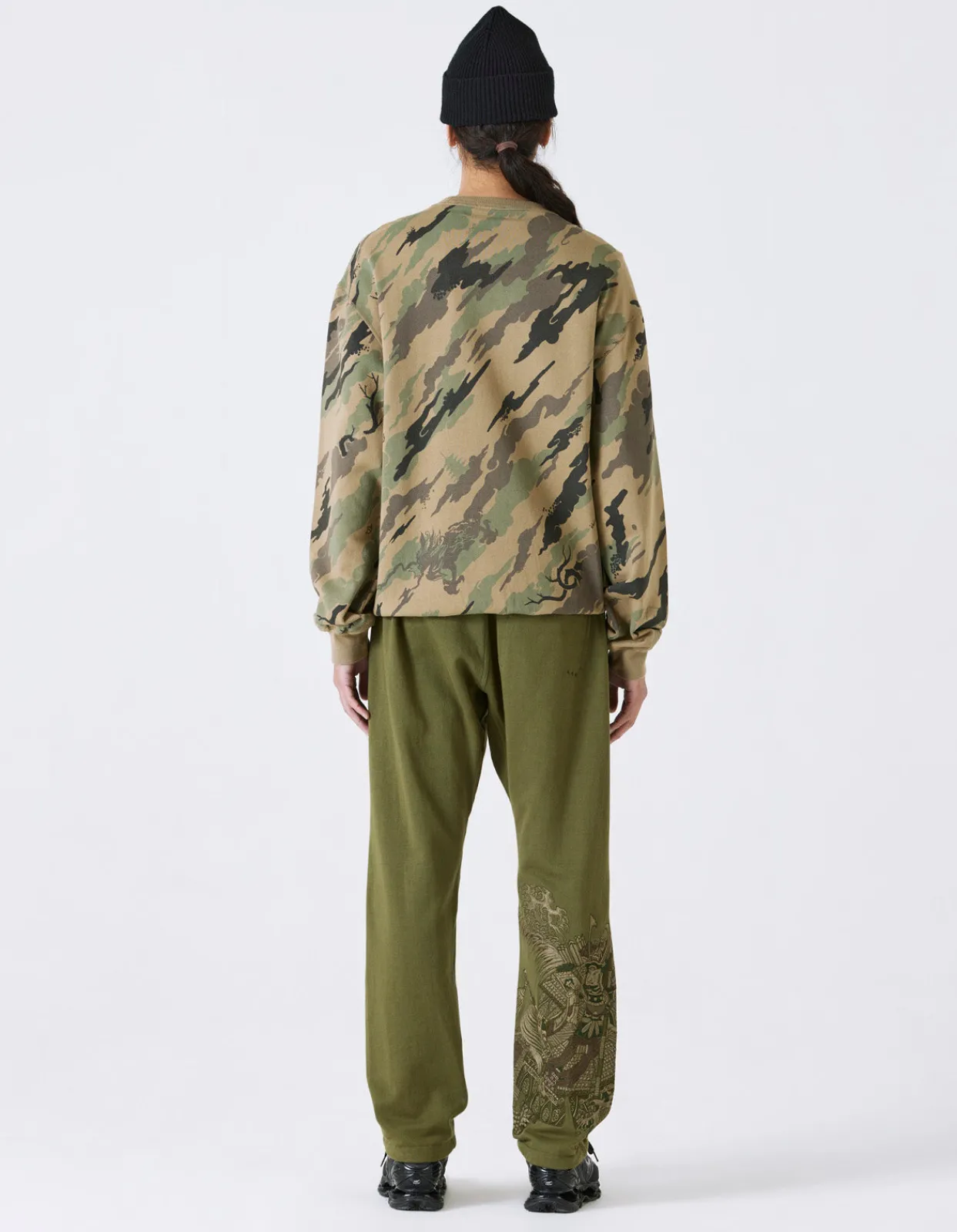 Men Maharishi 4320 Dpm: Bonsai Forest Organic Crew Sweat
