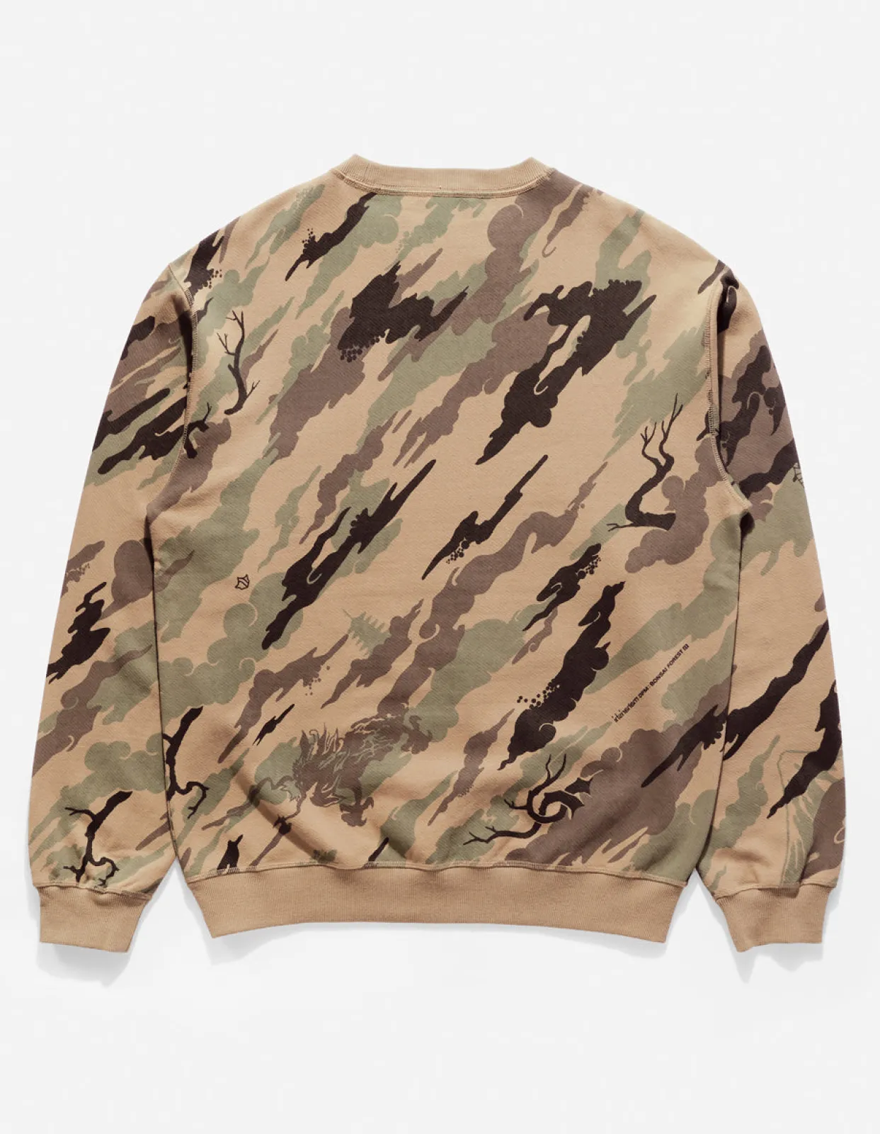 Men Maharishi 4320 Dpm: Bonsai Forest Organic Crew Sweat