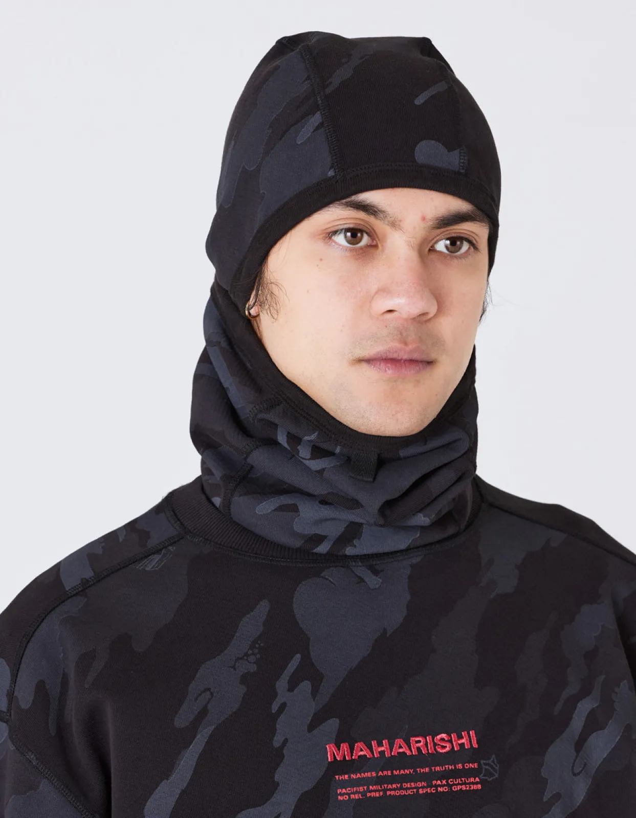 Men Maharishi 4315 Dpm: Bonsai Forest Reversible Barbute Balaclava