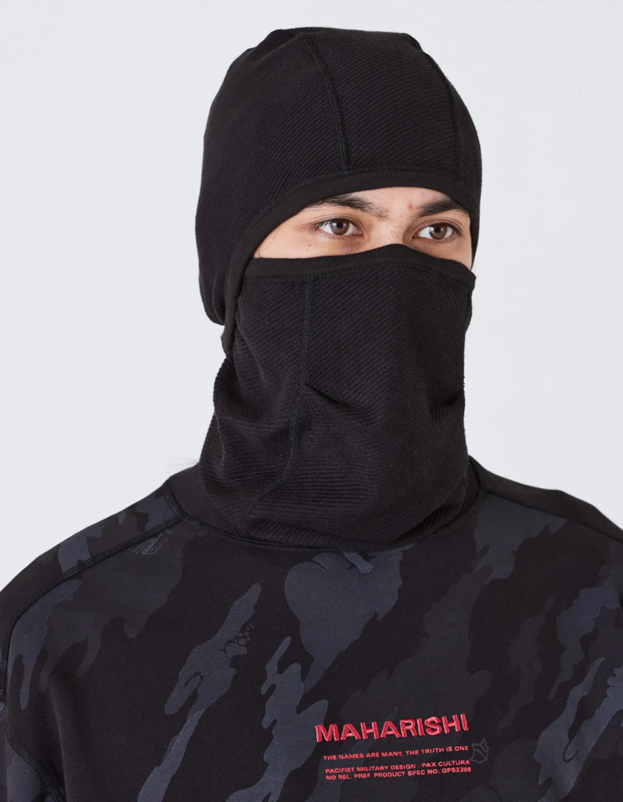 Men Maharishi 4315 Dpm: Bonsai Forest Reversible Barbute Balaclava