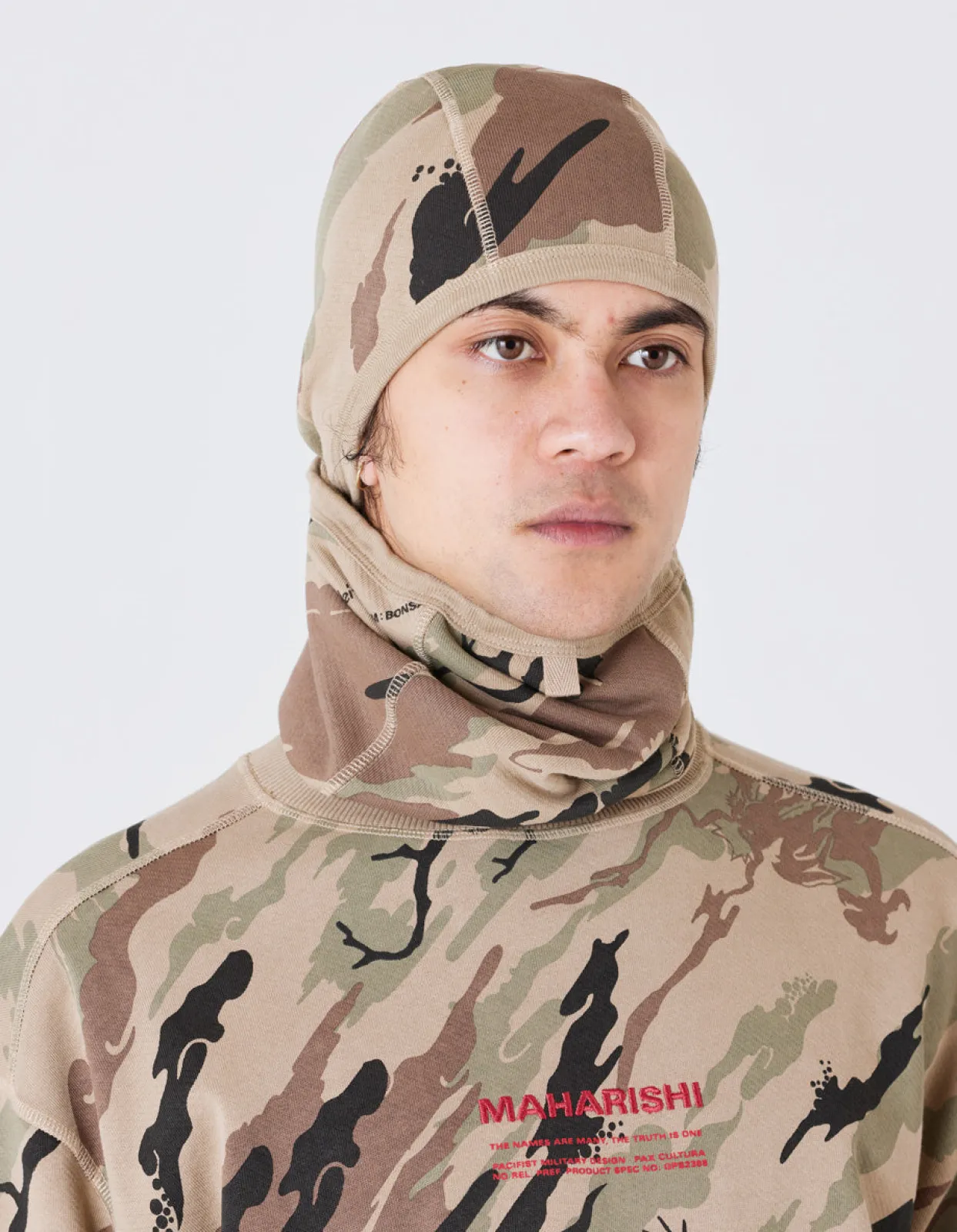 Men Maharishi 4315 Dpm: Bonsai Forest Reversible Barbute Balaclava