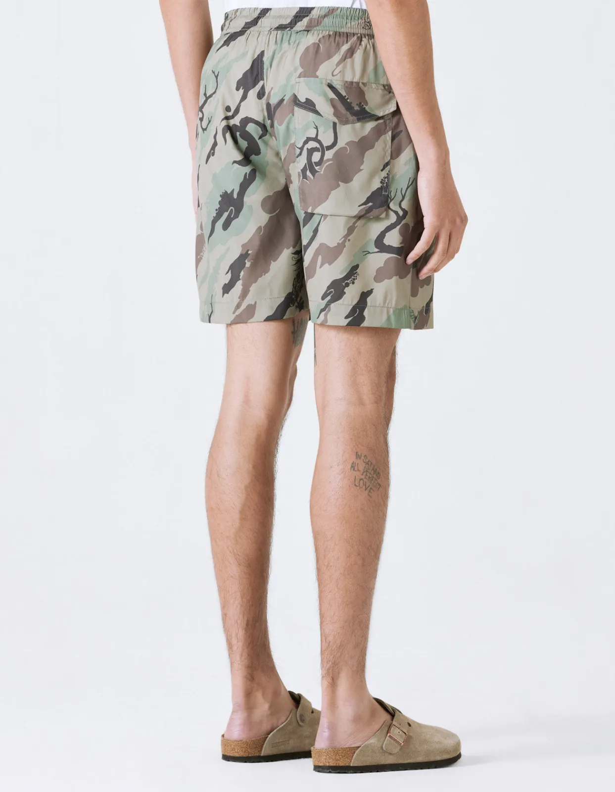 Men Maharishi 1022 Dpm: Bonsai Forest Swim Shorts