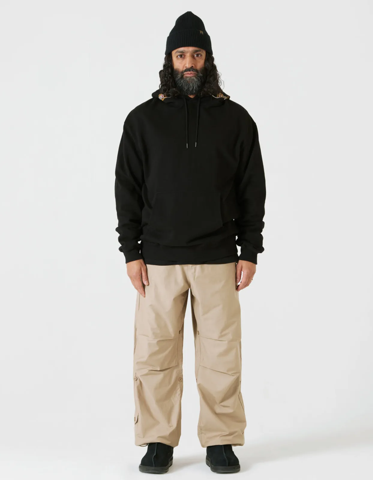 Men Maharishi 4212 Dragon Embroidered Hooded Sweat