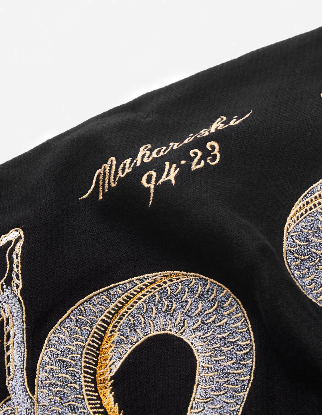 Men Maharishi 4212 Dragon Embroidered Hooded Sweat