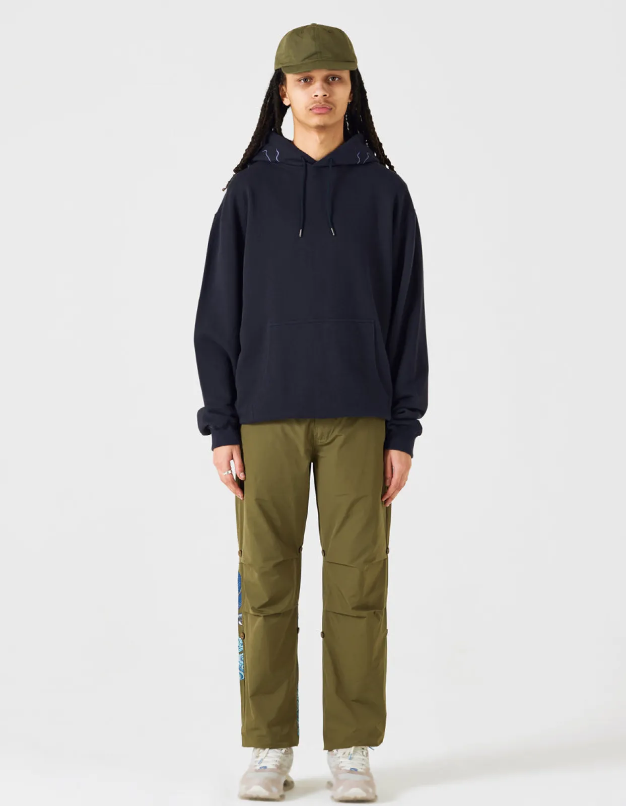 Men Maharishi 4212 Dragon Embroidered Hooded Sweat