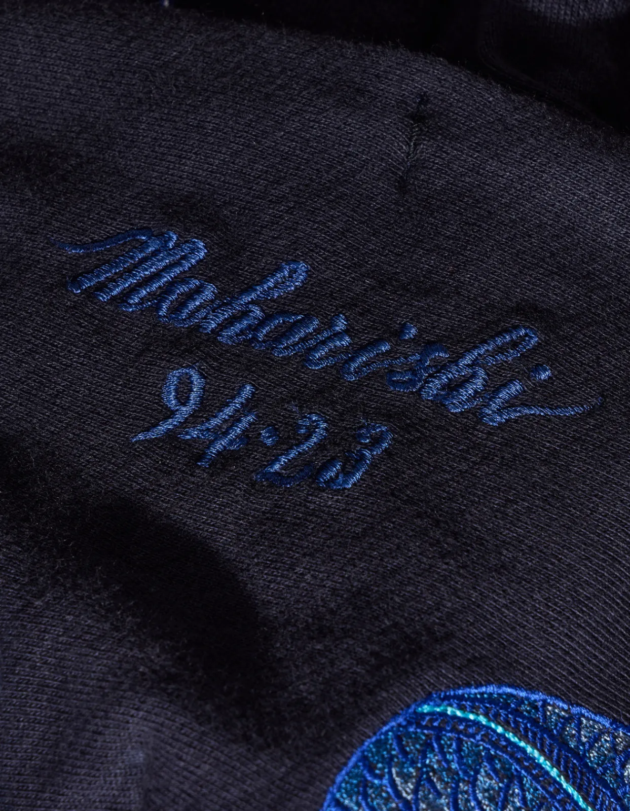 Men Maharishi 4212 Dragon Embroidered Hooded Sweat
