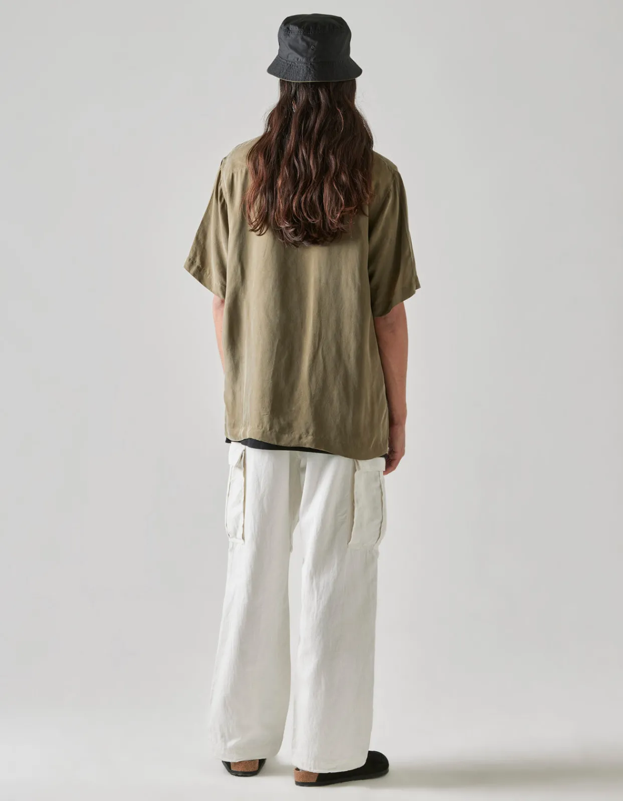 Men Maharishi 4508 Flying Cranes Embroidered Shirt