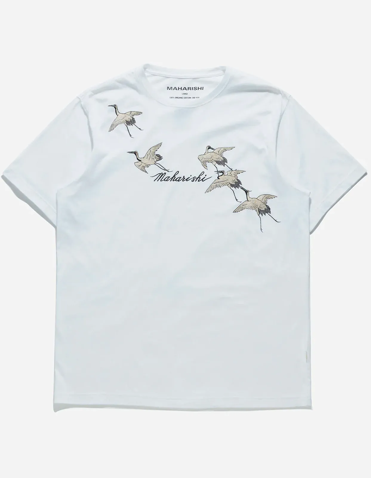 Men Maharishi 4507 Flying Peace Cranes T-Shirt