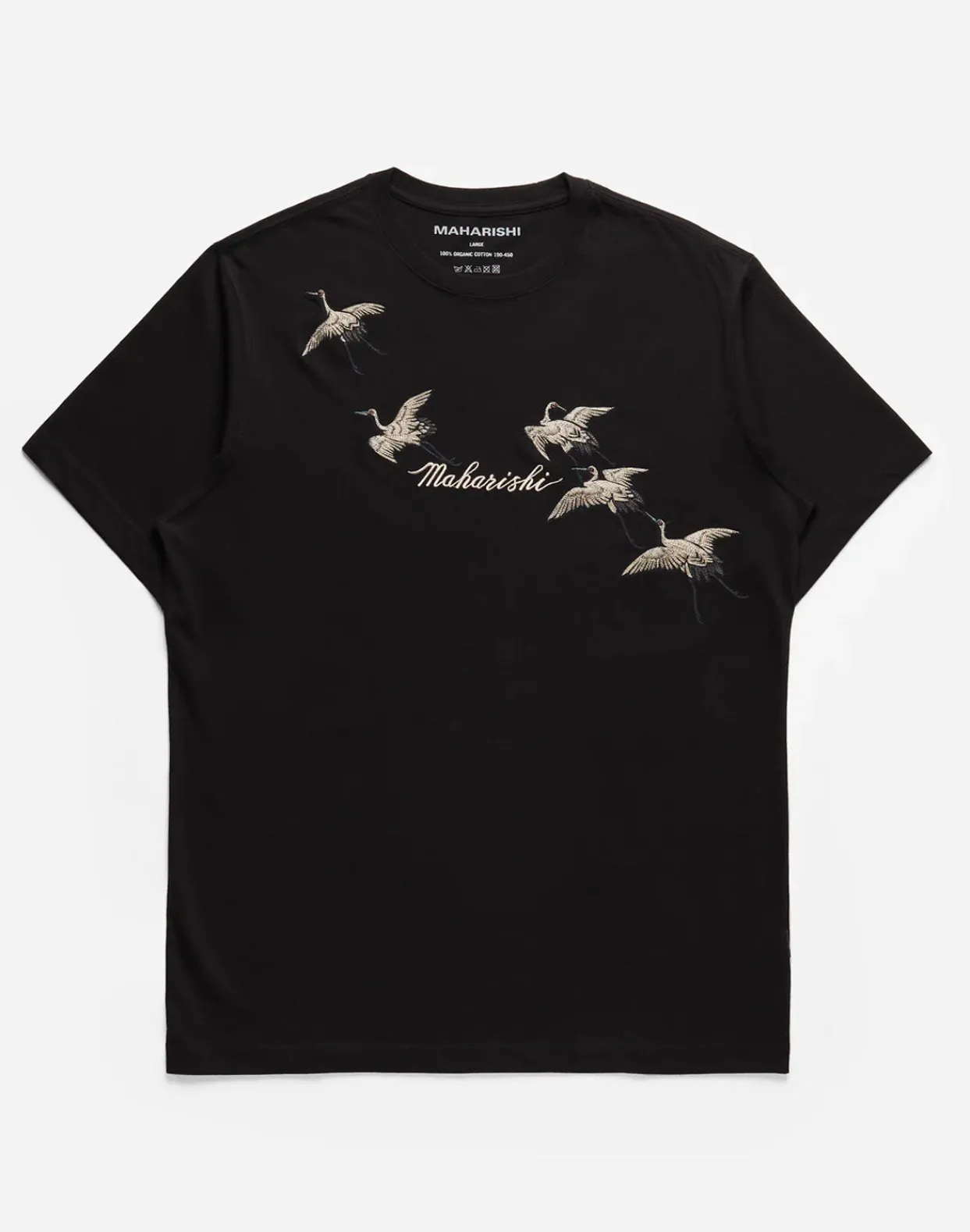 Men Maharishi 4507 Flying Peace Cranes T-Shirt