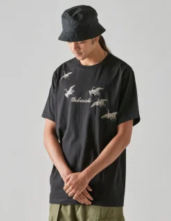 Men Maharishi 4507 Flying Peace Cranes T-Shirt