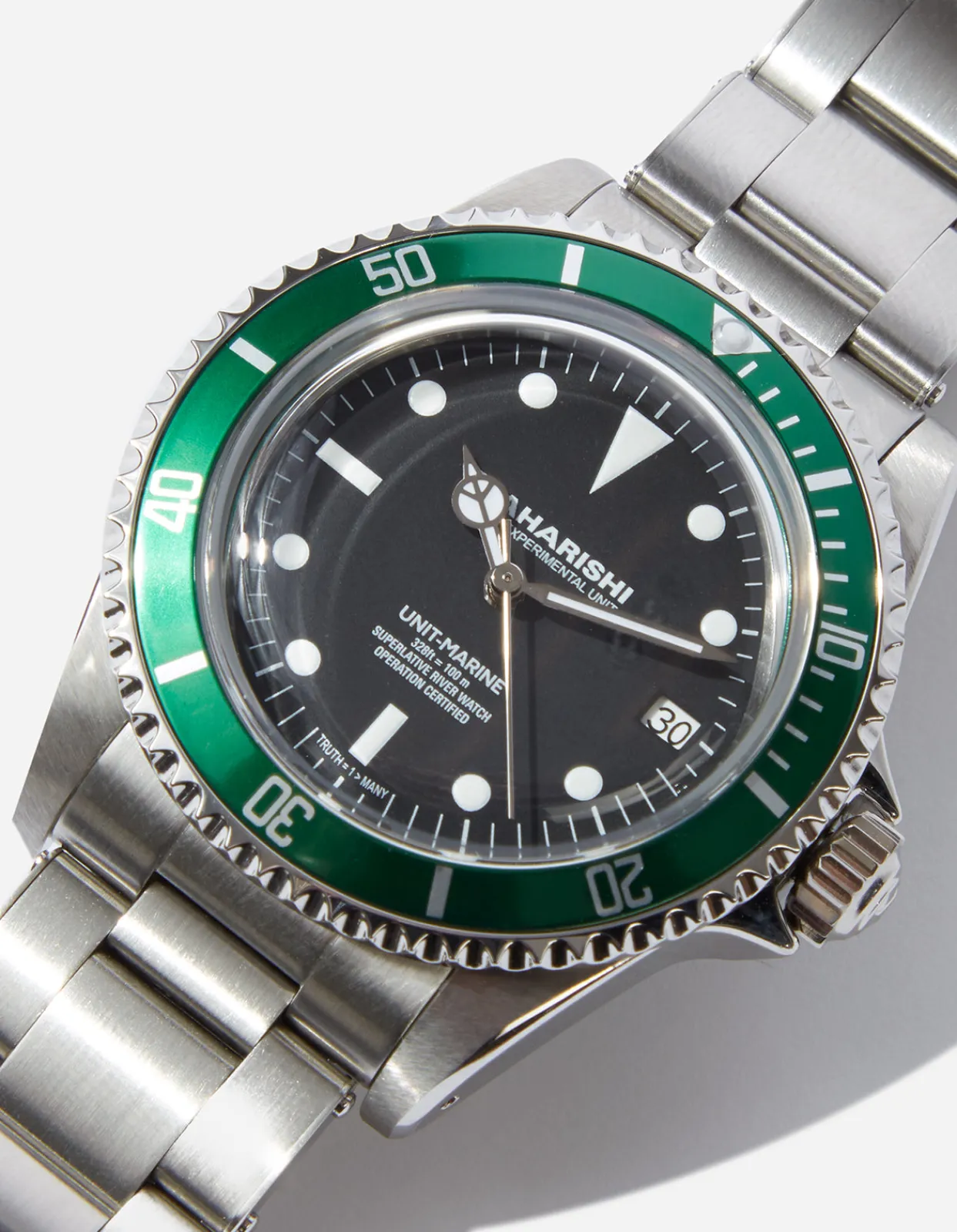 Men Maharishi 9500 Green Marine Watch
