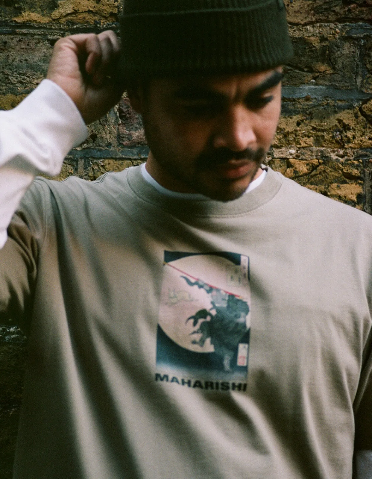 Men Maharishi 1008 Hare & Monkey T-Shirt