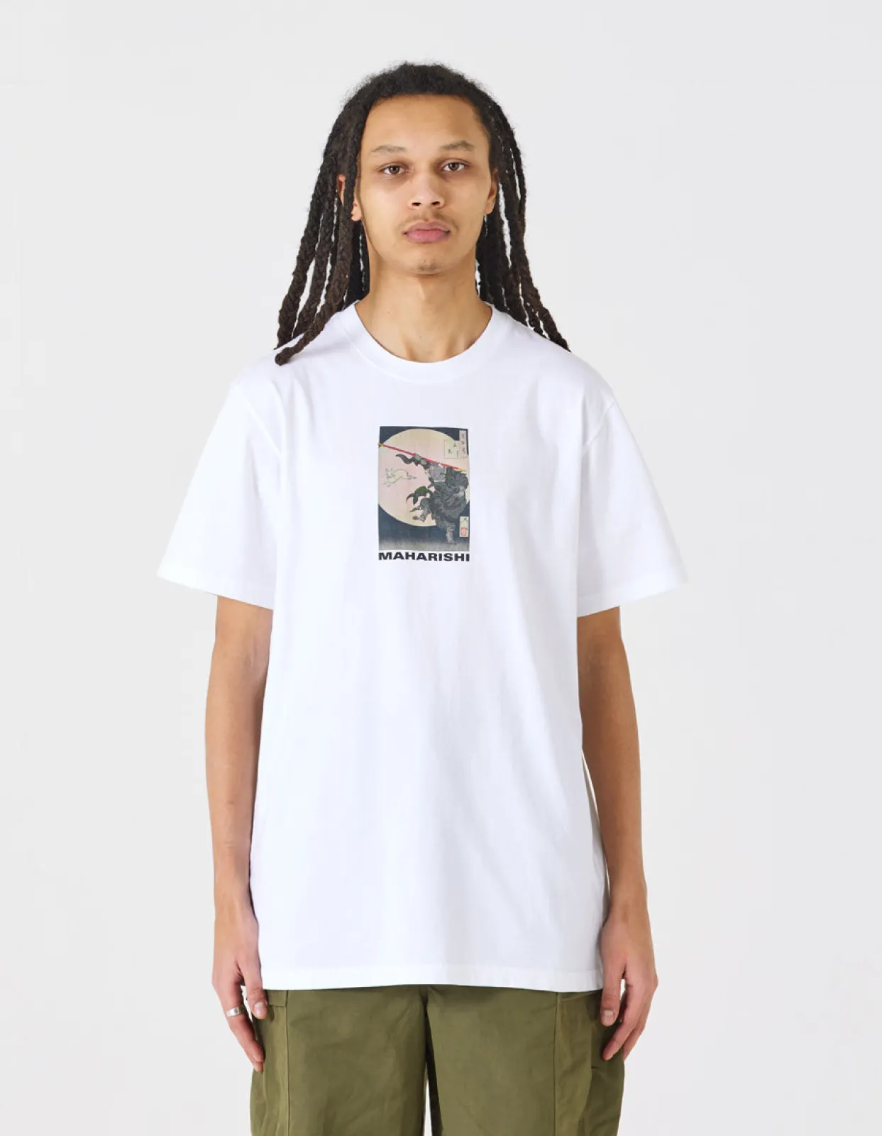 Men Maharishi 1008 Hare & Monkey T-Shirt