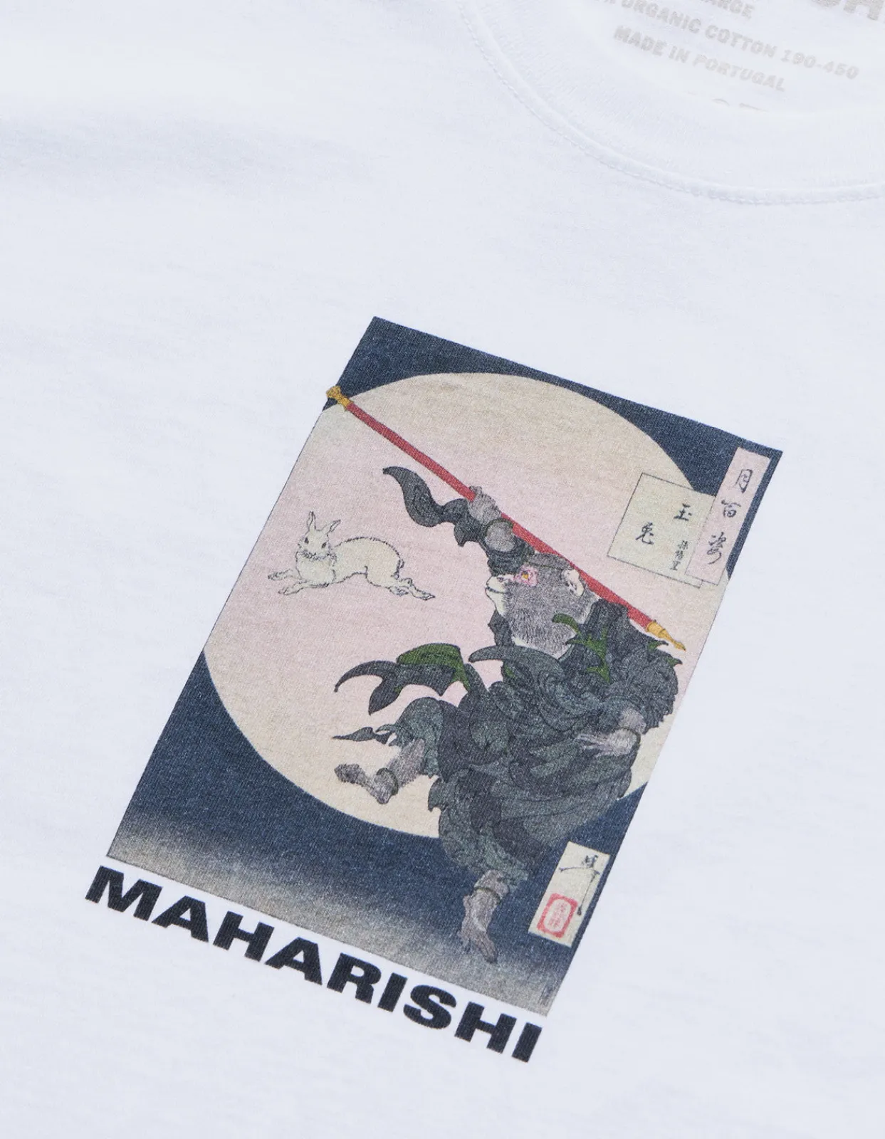 Men Maharishi 1008 Hare & Monkey T-Shirt