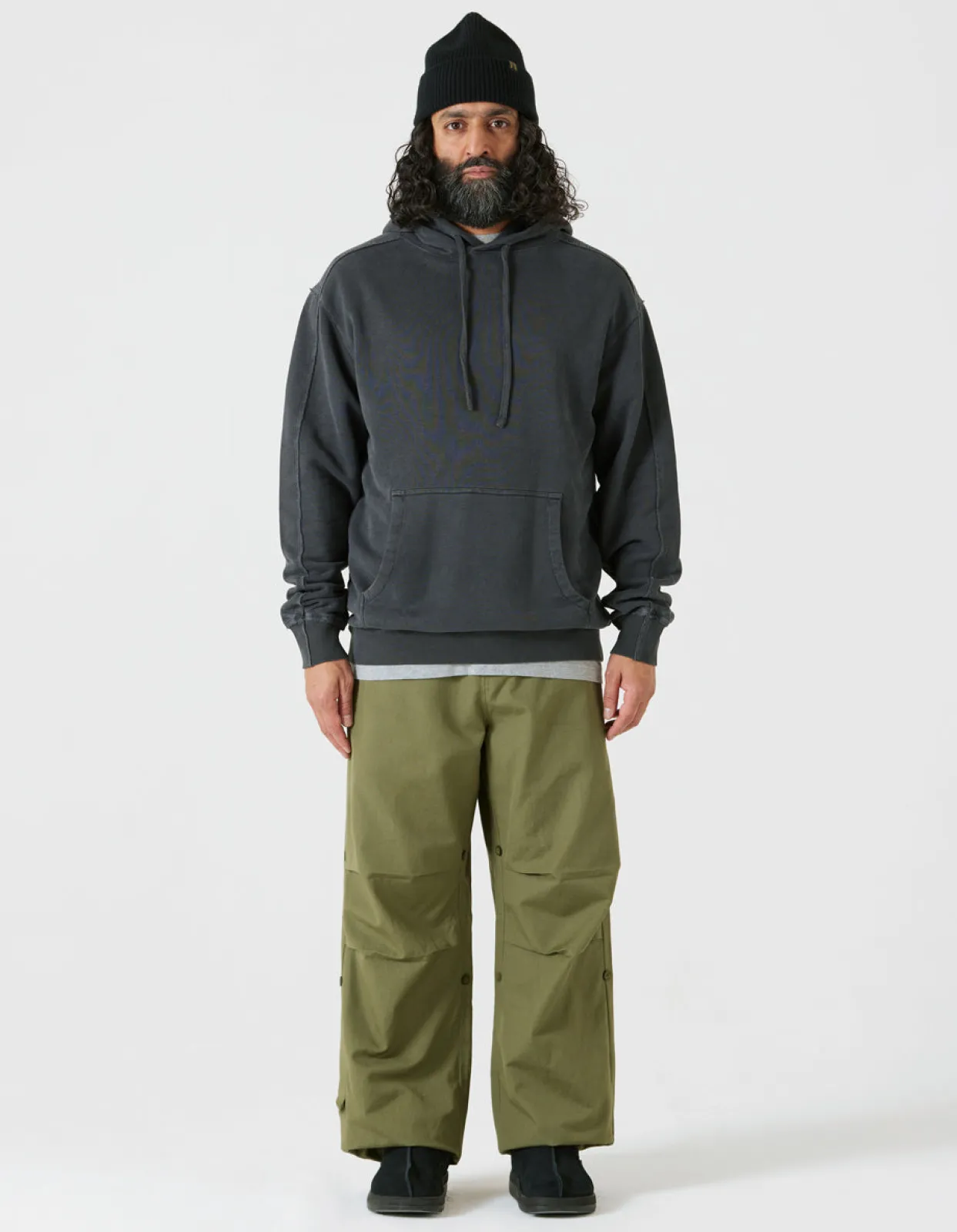 Men Maharishi 4146 Hemp Organic Hooded Sweat