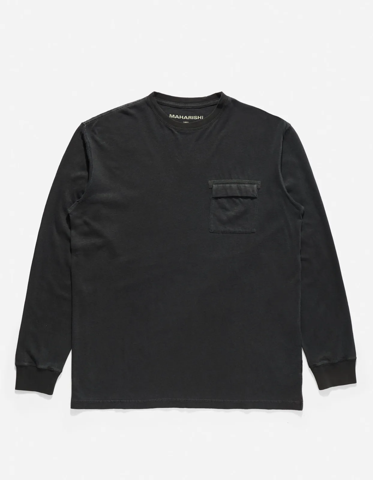 Men Maharishi 8010 Hemp Organic L/S Pocket T-Shirt