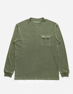 Men Maharishi 8010 Hemp Organic L/S Pocket T-Shirt