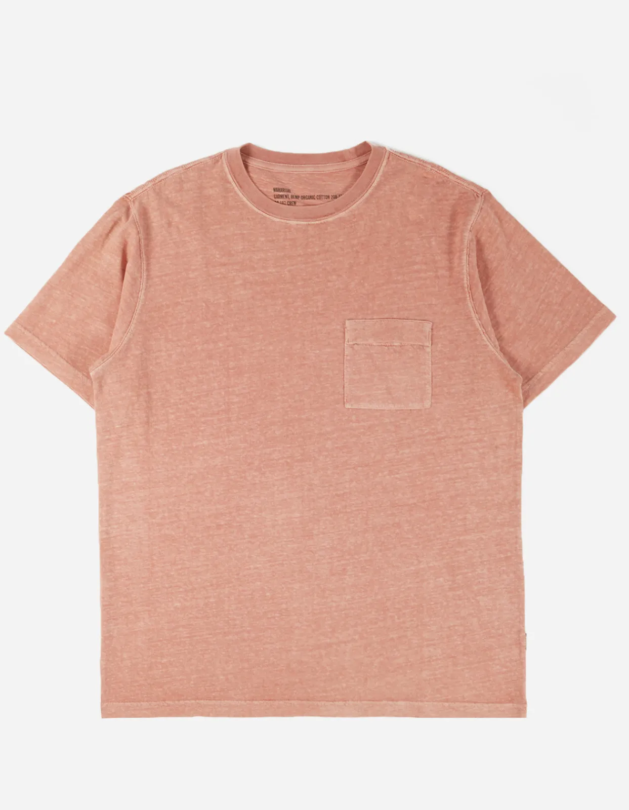 Men Maharishi 7021 Hemp Organic Pocket T-Shirt