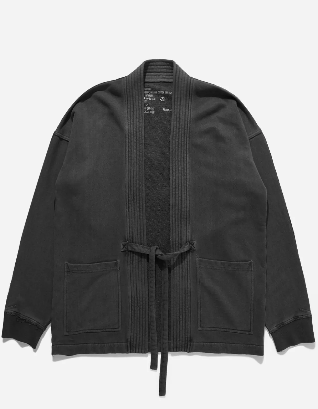 Men Maharishi 8012 Hemp Organic Sweat Kimono