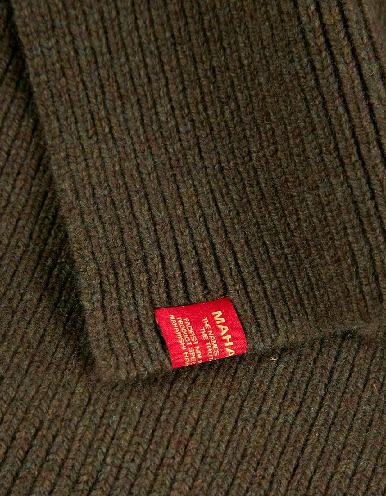 Men Maharishi 9278 Knitted Miltype Scarf·Geelong Wool