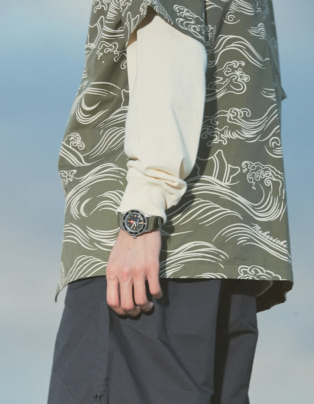 Men Maharishi 4263 Maha Songkran Summer Shirt