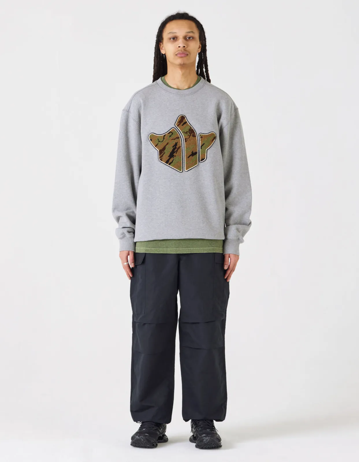 Men Maharishi 1026 Maha Temple Crew Sweat