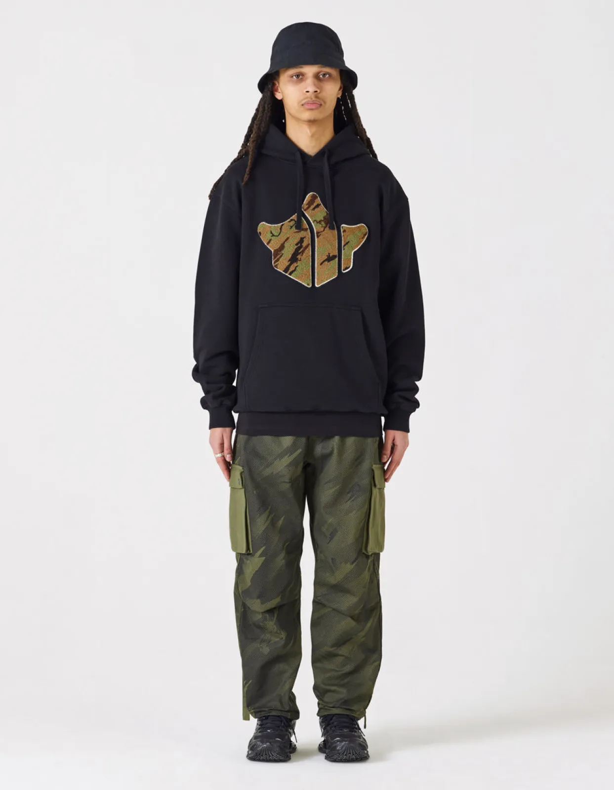 Men Maharishi 1025 Maha Temple Hooded Sweat