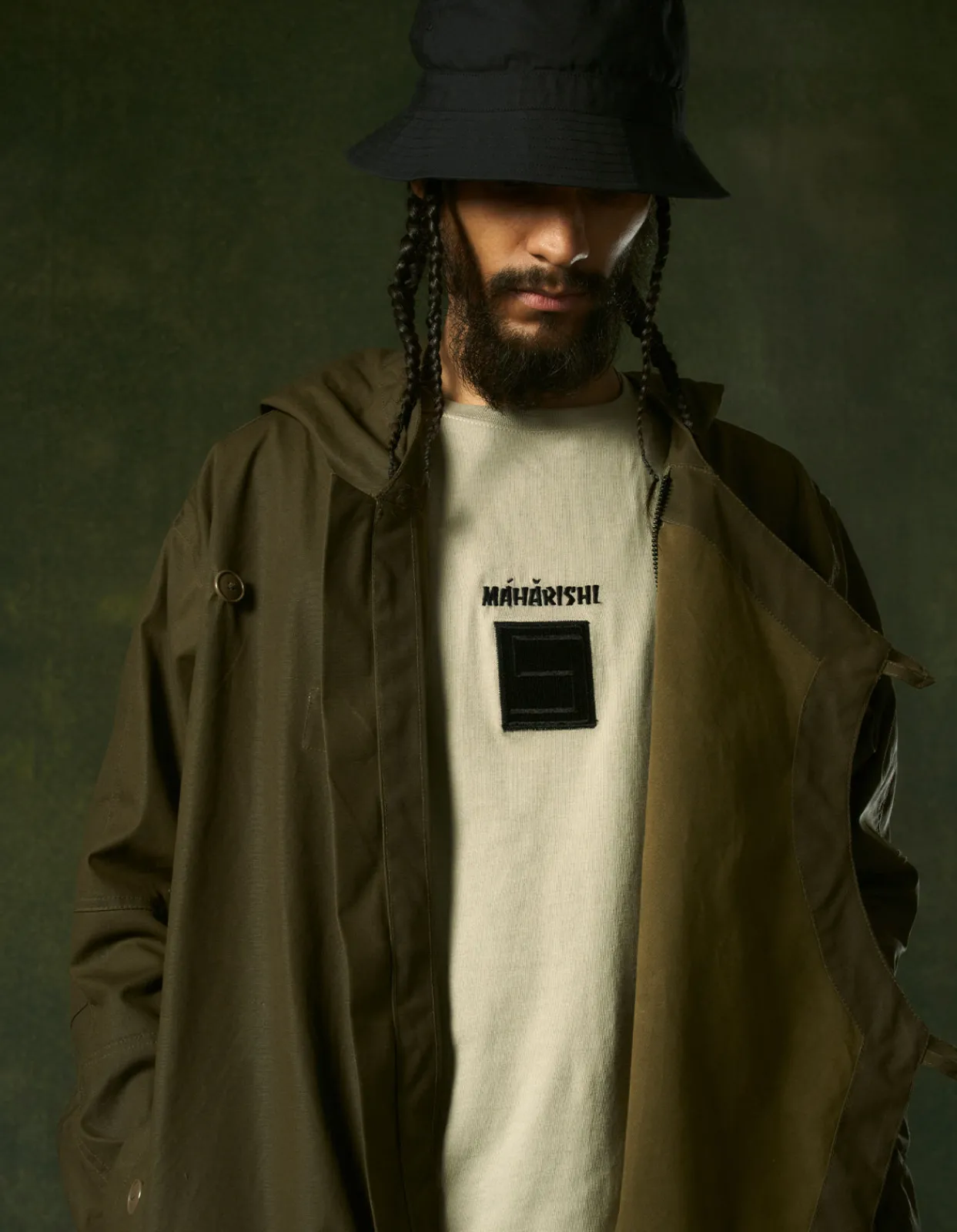Men Maharishi 1014 Mahapatchco. T-Shirt